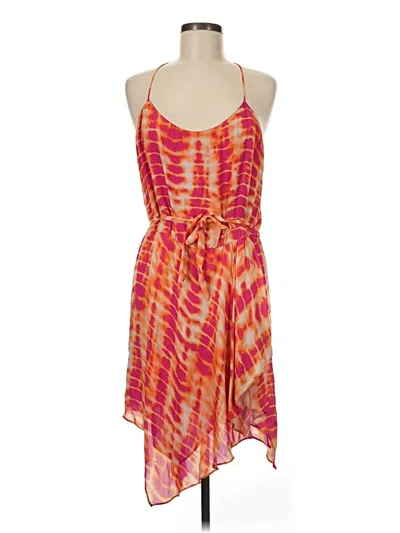 Pre-owned Haute Hippie Casual Dress In Orange