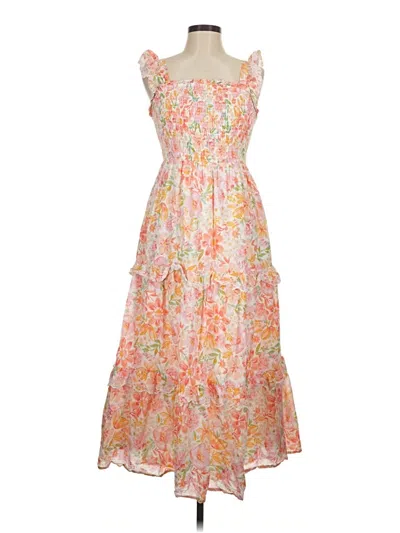Pre-owned Haute Hippie Casual Dress In Pink
