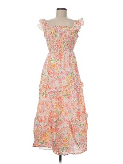 Pre-owned Haute Hippie Casual Dress In Pink