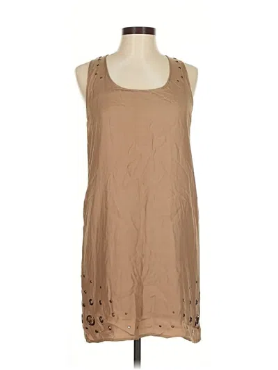 Pre-owned Haute Hippie Casual Dress In Tan