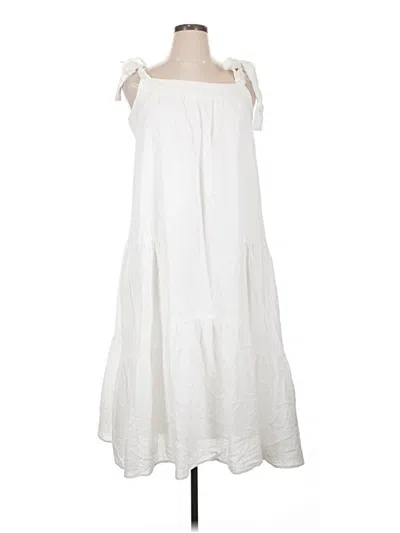 Pre-owned Haute Hippie Casual Dress In White