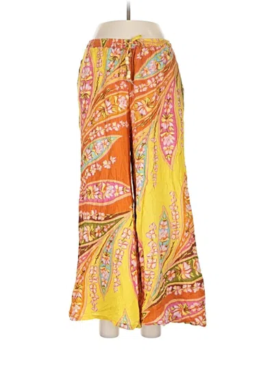 Pre-owned Haute Hippie Casual Pants In Yellow