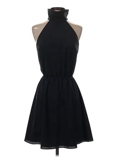 Pre-owned Haute Hippie Cocktail Dress In Black