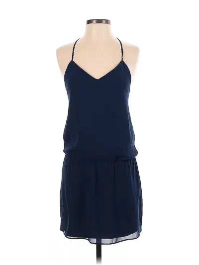 Pre-owned Haute Hippie Cocktail Dress In Blue