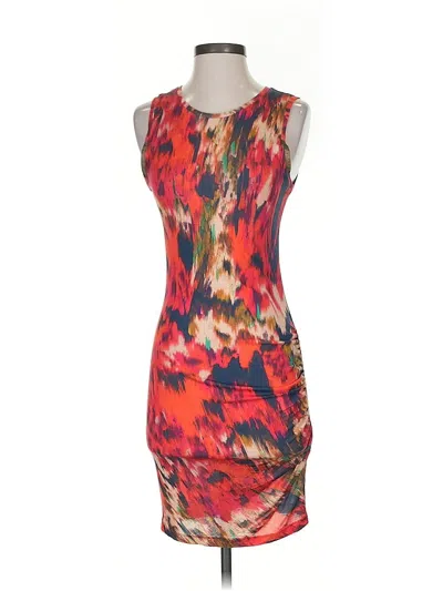 Pre-owned Haute Hippie Cocktail Dress In Red