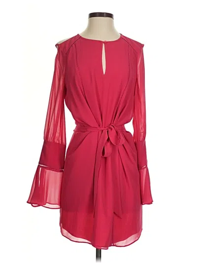 Pre-owned Haute Hippie Cocktail Dress In Red