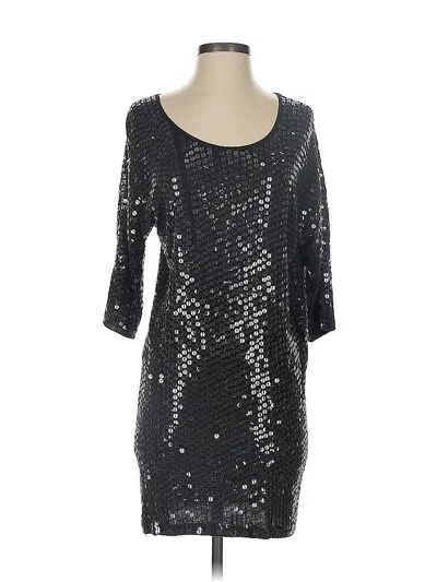 Pre-owned Haute Hippie Cocktail Dress In Silver