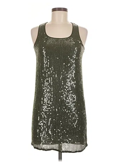 Pre-owned Haute Hippie Cocktail Dress In Silver