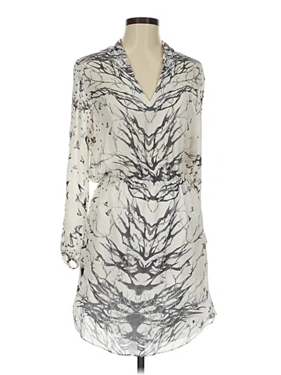 Pre-owned Haute Hippie Cocktail Dress In White