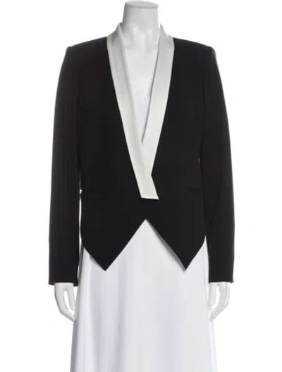 Pre-owned Haute Hippie Colorblock Pattern Pantsuit In Black