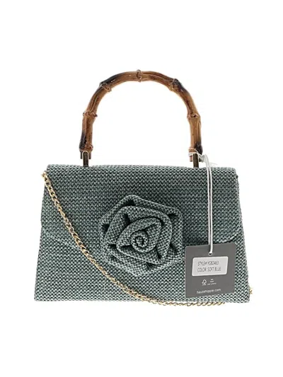 Pre-owned Haute Hippie Crossbody Bag In Teal