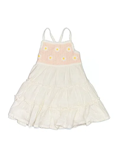 Pre-owned Haute Hippie Kids' Dress In Ivory