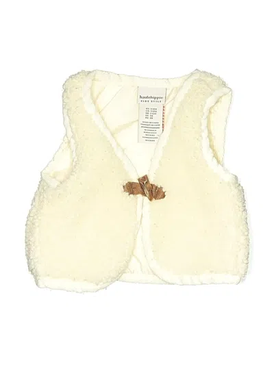 Pre-owned Haute Hippie Babies' Faux Fur Vest In Ivory
