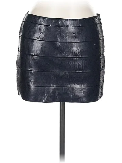 Pre-owned Haute Hippie Formal Skirt In Silver