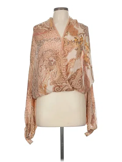 Pre-owned Haute Hippie Kimono In Brown