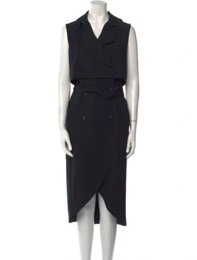 Pre-owned Haute Hippie Midi Length Dress W/ Tags In Black