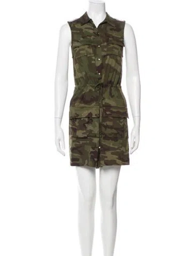 Pre-owned Haute Hippie Printed Mini Dress In Multi