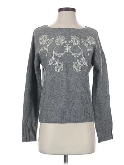 Pre-owned Haute Hippie Pullover Sweater In Gray