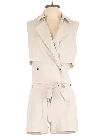 Pre-owned Haute Hippie Romper In Tan