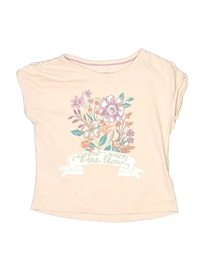 Pre-owned Haute Hippie Kids' Short Sleeve T-shirt In Pink