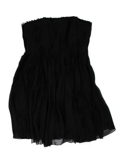 Pre-owned Haute Hippie Silk Mini Dress In Black
