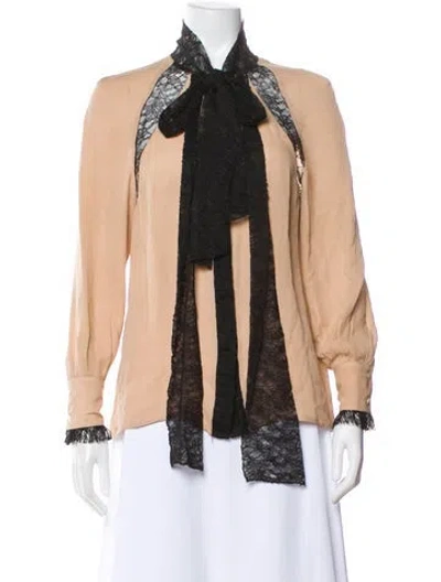 Pre-owned Haute Hippie Silk Mini Dress In Neutral