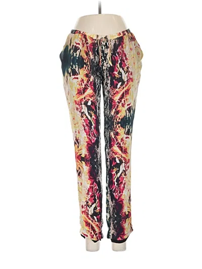 Pre-owned Haute Hippie Silk Pants In Gold