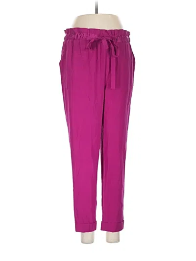 Pre-owned Haute Hippie Silk Pants In Purple