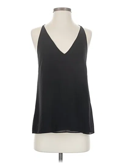 Pre-owned Haute Hippie Sleeveless Blouse In Black