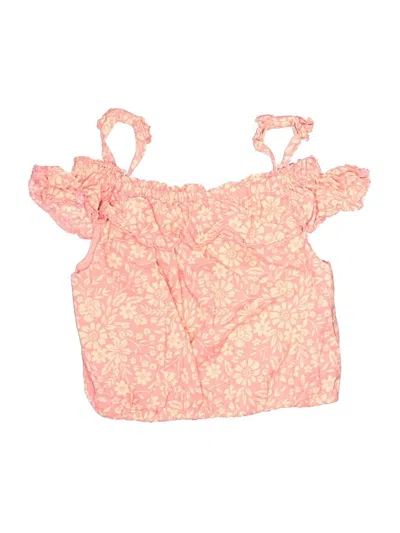 Pre-owned Haute Hippie Kids' Sleeveless Blouse In Pink