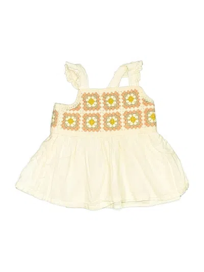 Pre-owned Haute Hippie Kids' Sleeveless Blouse In Yellow