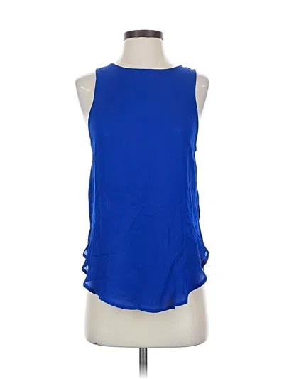 Pre-owned Haute Hippie Sleeveless T-shirt In Blue