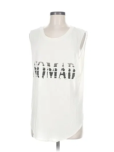 Pre-owned Haute Hippie Sleeveless T-shirt In White