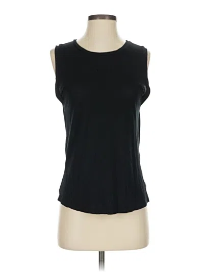 Pre-owned Haute Hippie Sleeveless T-shirt In Black
