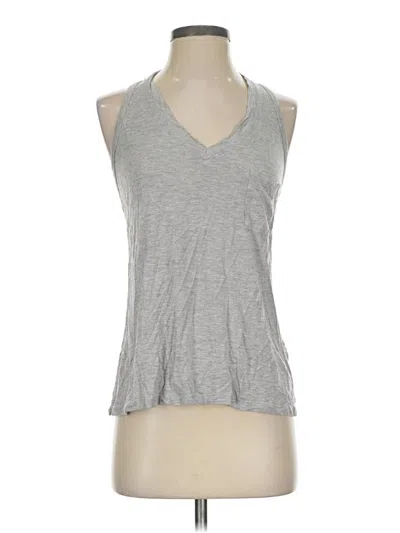 Pre-owned Haute Hippie Sleeveless T-shirt In Gray