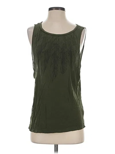 Pre-owned Haute Hippie Sleeveless T-shirt In Green