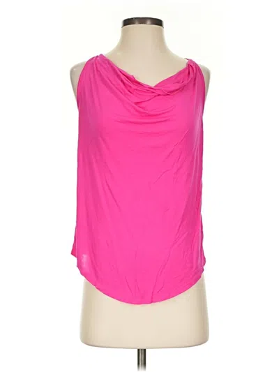 Pre-owned Haute Hippie Sleeveless T-shirt In Pink