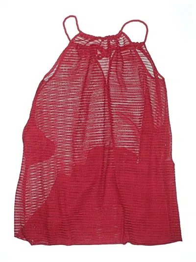 Pre-owned Haute Hippie Swimsuit Cover Up In Red