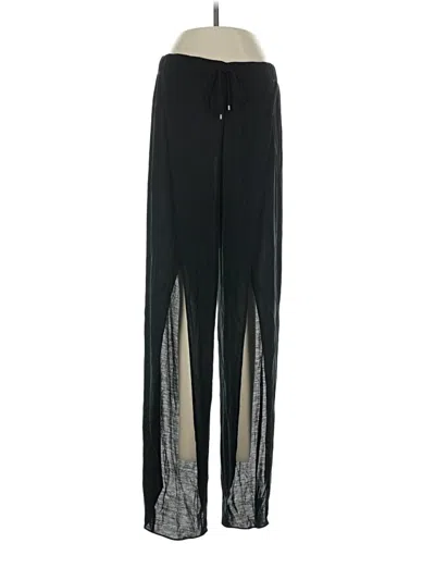 Pre-owned Haute Hippie Track Pants In Black