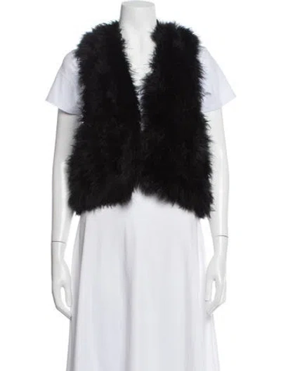 Pre-owned Haute Hippie Vest In Black