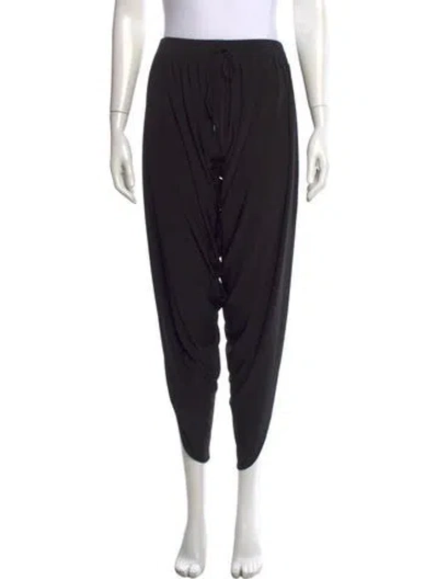 Pre-owned Haute Hippie Wide Leg Pants In Black