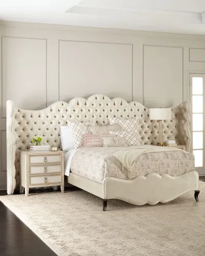 Haute House Adelie Queen Bed In Pearl