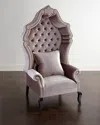 Haute House Antoinette Tufted Chair In Amethyst