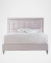 Haute House Callista King Tufted Bed In Light Pink