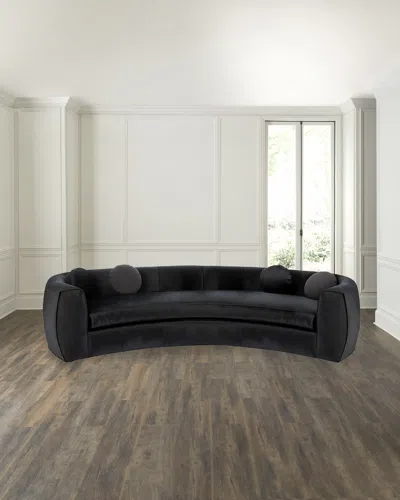 Haute House Carmen Velvet Sofa, 92"