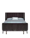 Haute House Cayden King Bed In Dark Gray