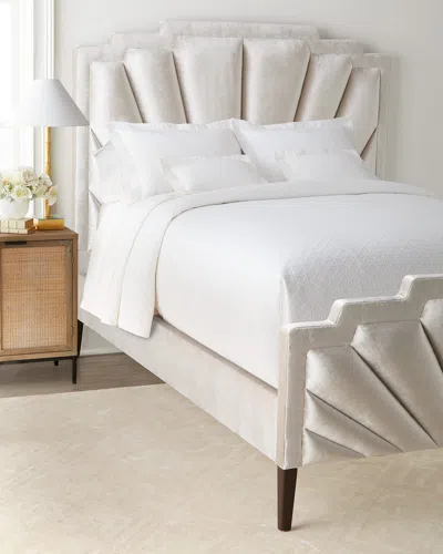 Haute House Empire Art Deco King Bed In Pearl