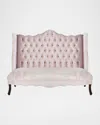 Haute House Isabella Blush Banquette In Blush
