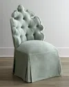 Haute House Isabella Vanity Seat In Sea Foam Green