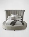 Haute House Katya Silver Queen Bed In Silver